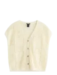 Lindex - Sleeveless Cardigan - Kootud vestid - XL