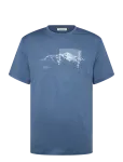 Icebreaker - Men Merino 150 Tech Lite Ss Tee Pure Altitude - Spordi T-s&auml;rgid - S