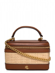 Lauren Ralph Lauren - Raffia/Ntrl Smth-Vanity Case-Cxb-Sm - Tualett-tarvete kotid - ONE SIZE