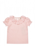 Copenhagen Colors - Crepe Tee W. Frill Collar - Pluusid ja tuunikad - 98