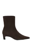 ALOHAS - Ambar Suede Brown Leather Ankle Boots - Kontsaga poolsaapad - 40