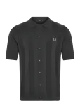 Fred Perry - Tonal Vertical Stripe Shirt - L&uuml;hikeste varrukatega kootud polos&auml;rgid - L