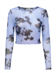 Only Maternity - Olmloura Mesh Line L/S O-Neck Top Jrs - Pikkade varrukatega l&uuml;hikesed topid - L