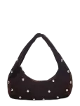 Nunoo - Small Alma Rivet Suede Chocolate - V&auml;ikesed &uuml;le&otilde;lakotid - ONE SIZE