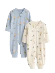 Lindex - 2-Pack Pyjamas With Allover Print - Pidžaama kombinesoonid - 92
