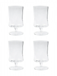 House Doctor - Wine Glass, Hdsand, Clear - Punase veini klaasid - 7.3X 7X 13.2CM