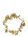 House Doctor - Wreath, Hdclover, Brass Finish - Kuivatatud ja kunstlilled - ONE SIZE