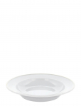Pillivuyt - Tallerken Dyb Pliss&eacute; Gold 22 Cm Hvid/Mat Guld - Supitaldrikud - 22 CM x 22