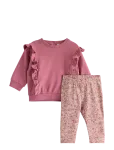 Lindex - Set With Sweatshirt And Leggings - Komplektid pikkade varrukatega T-s&auml;rgiga - 74