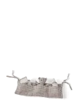 Smallstuff - Hanging Organizer For Doll Bed And Doll Accessories, Rose Gingham - Nukkude aksessuaarid - ONE SIZE