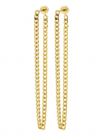 Pilgrim - Inner Chain Earrings Gold-Plated - Statement k&otilde;rvar&otilde;ngad - ONE SIZE