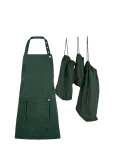 The Organic Company - Garden Apron And Foraging Bags (2 Pack) - P&otilde;lled - ONE SIZE