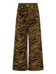 Ganni - Khaki Printed Denim Baggy Jeans - Laiad - 26