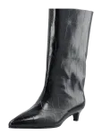 Bianco - Biaamelia Wide Mid Pull On Boot Faux Leather - Kontsaga poolsaapad - 41