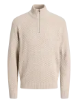 Jack & Jones - Jjblake Knit Half Zip - Poolpika lukuga džemprid - M