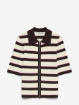 Vero Moda - Awhanna 2/4 Zip Stripe Knit Cardigan - Kardiganid - L