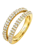 Bud To Rose - Iris Ring Clear/Gold - S&otilde;rmused - L