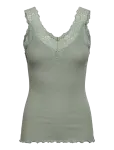 Rosemunde - Rwbernadine Organic Cotton Sl Lace Top - Varrukateta - XS