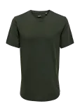 ONLY & SONS - Onsmatt Longy Ss Tee Noos - L&uuml;hikeste varrukatega - XS