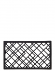 Tica Copenhagen - Doormat Rubber, 75X45 Cm - Uksematid - 75X45X1CM