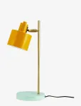Dyberg Larsen - Ocean Table Lamp Curry/Brass/Turquoise - Laualambid - H43CM
