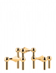 STOFF Nagel - Stoff Nagel Candle Holder, Set With 3 Pieces - K&uuml;&uuml;nlajalad - 6.9X10.2CM