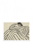 The Poster Club - The Poster Club X Sofia Lind - Waiting - Black & White - 70X100CM