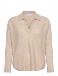 Davida Cashmere - Curved Open Collar - Džemprid - M