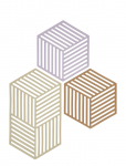 Zone Denmark - Bordsk&aring;ner Hexagon 3 Stk. - Joogialused - 24X 14X 2.5CM