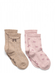 Minymo - Socks W. Lettuce Edge (2-Pack) - Sokid - 35\38