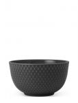 Lyngby Porcel&aelig;n - Rhombe Earth Sk&aring;l &Oslash;11 Cm Slate - Hommikus&ouml;&ouml;gikausid - 32 CL