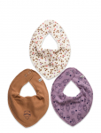 Pippi - Bandana Bib Girl -Aop (3-Pack) - Pudip&otilde;lled - ONE SIZE