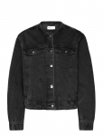 Gina Tricot - Collarless Denim Jacket - L&uuml;hikesed teksap&uuml;ksid - XS
