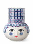 Bj&oslash;rn Wiinblad - Olga Vase H20 Cm Bl&aring; - Big Vases - 20 CM