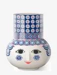 Bj&oslash;rn Wiinblad - Olga Vase H20 Cm Blue - Big Vases - 20 CM