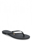 Lauren Ralph Lauren - Raquel Leather Flip-Flop - Pl&auml;tud - 42