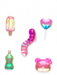 Crocs - Jelly Candy 5 Pack - Jalatsitarvikud - ONE SIZE