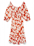 Vero Moda - Vmdicthe 3/4 Square Calf Dress Wvn Ga - P&otilde;lveni ja midi - XL