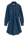 Gant - Puff Sleeve Denim Dress - Teksakleidid - 44
