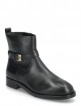 Tommy Hilfiger - Th Buckle Riding Leather Bootie - Kontsaga poolsaapad - 37