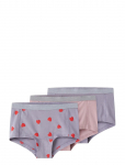 Name It - Nkfhipster 3P Lavender Hearts Noos - Aluspesukomplektid - 158-164