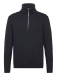 Lindbergh - Half Zip Rib Knit W?. Oversized Col - Poolpika lukuga džemprid - S