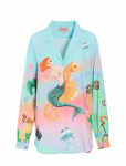Hunk&oslash;n - Sandy Shirt - Pikkade varrukatega - L