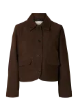 Selected - Slwkaya Suede Jacket Noos - Nahk - 42