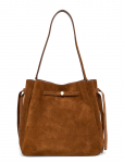Tory Burch - Romy Suede Large Bucket Bag - Paunkotid - ONE SIZE