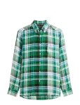 Tommy Hilfiger - Linen Summer Madras Rf Shirt - Vabaaja s&auml;rgid - S