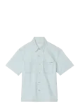 Calvin Klein Jeans - Short Sleeve Shirt Bleachout 205 - L&uuml;hikeste varrukatega s&auml;rgid - S