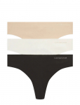 Tommy Hilfiger - 3 Pack Cotton Thong - Stringid - L