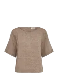 Bruun & Stengade - Bs Lucianne Regular Fit Top - L&uuml;hikeste varrukatega - XS