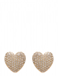 Pilgrim - Dune Heart Earrings Gold-Plated - Needid - ONE SIZE